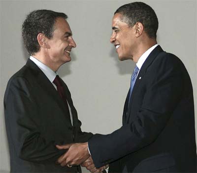 Internet: un problema en la relación Zapatero-Obama